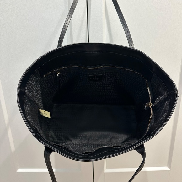 Kate Spade New York Black Leather Tote - Picture 9 of 14